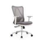 Comfort Plus Medium Back Executive Office Chair Arctic White - Image 3