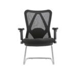 Comfort Plus Black Mesh Visitor Chair | Dubai & UAE