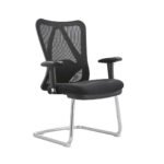 Comfort Plus Black Mesh Visitor Chair | Dubai & UAE - Image 2