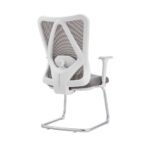 Comfort Plus White Mesh Visitor Chair - Image 2
