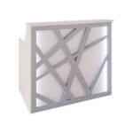Modern Reception Desk With LED Lighting LuminEdge Series