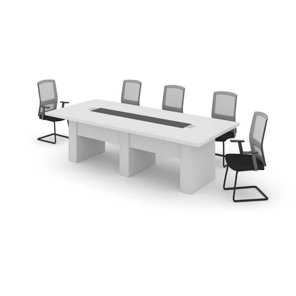 Meeting-Table-white-Modern-e1768830307407.jpg Modern White Conference Office Meeting Table - Image 1
