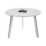 Luxury Top Glass Round Meeting Table