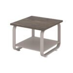 Modern Office Side Table With Metal Frame