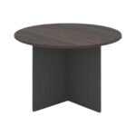 Coffee Grey Round Meeting Table