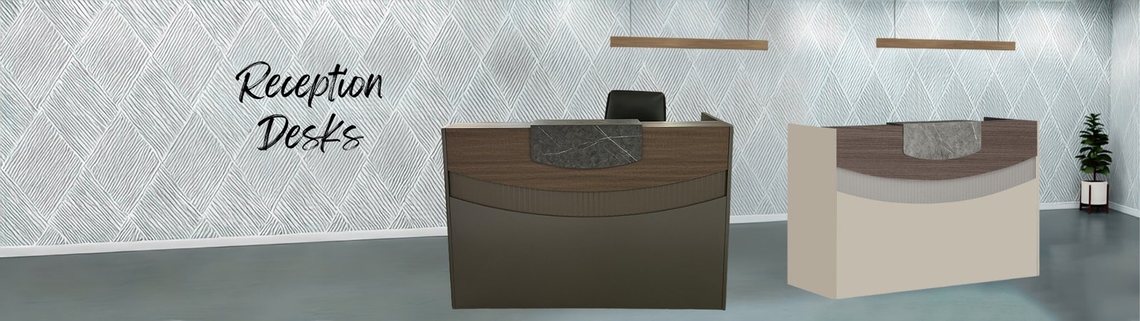 Modern reception desk for office reception areas in UAE