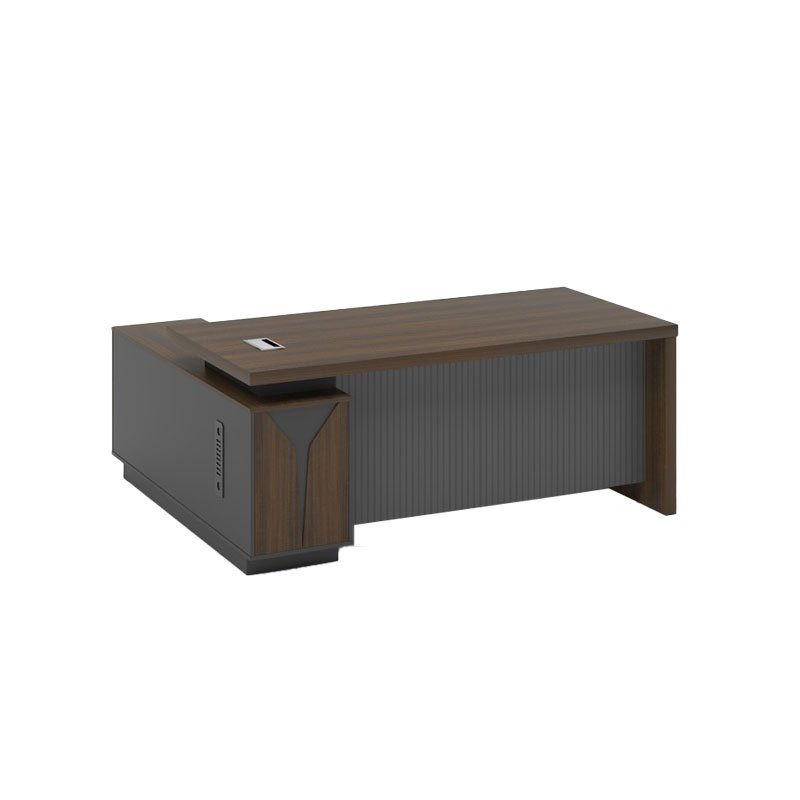 havensouq-furniture-office-desk-160cm Elite-160 L-Shaped Office Table with Return Unit with Drawers - Image 1